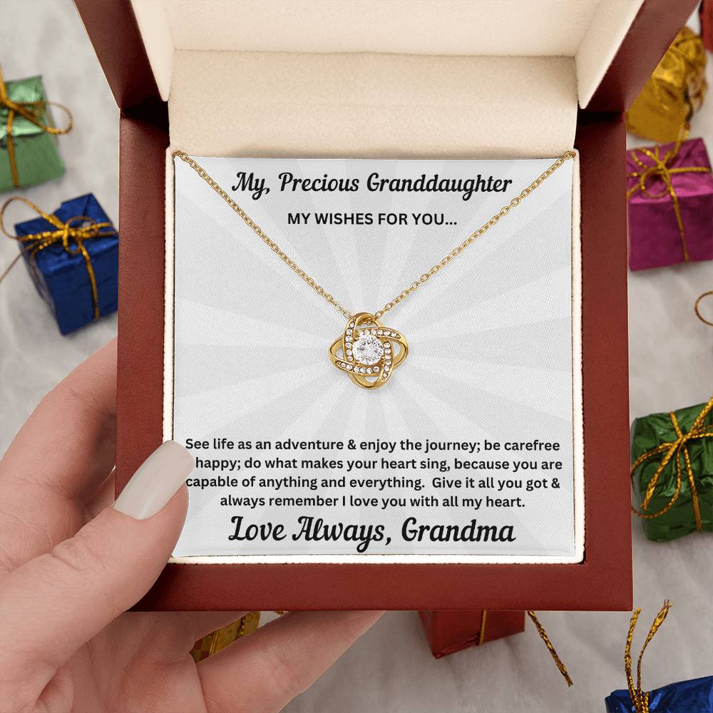 Granddaughter - My Wishes - Love Necklace