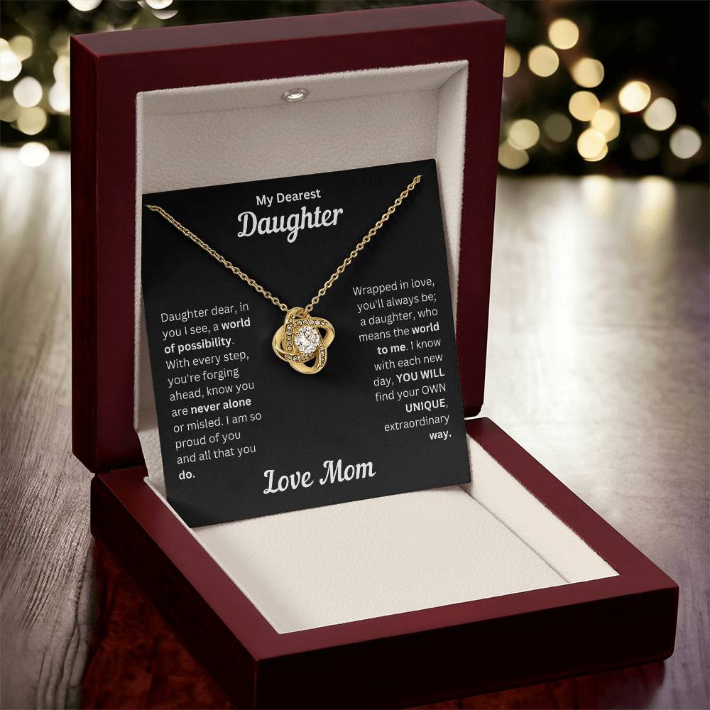 Daughter - Unique - Love Necklace