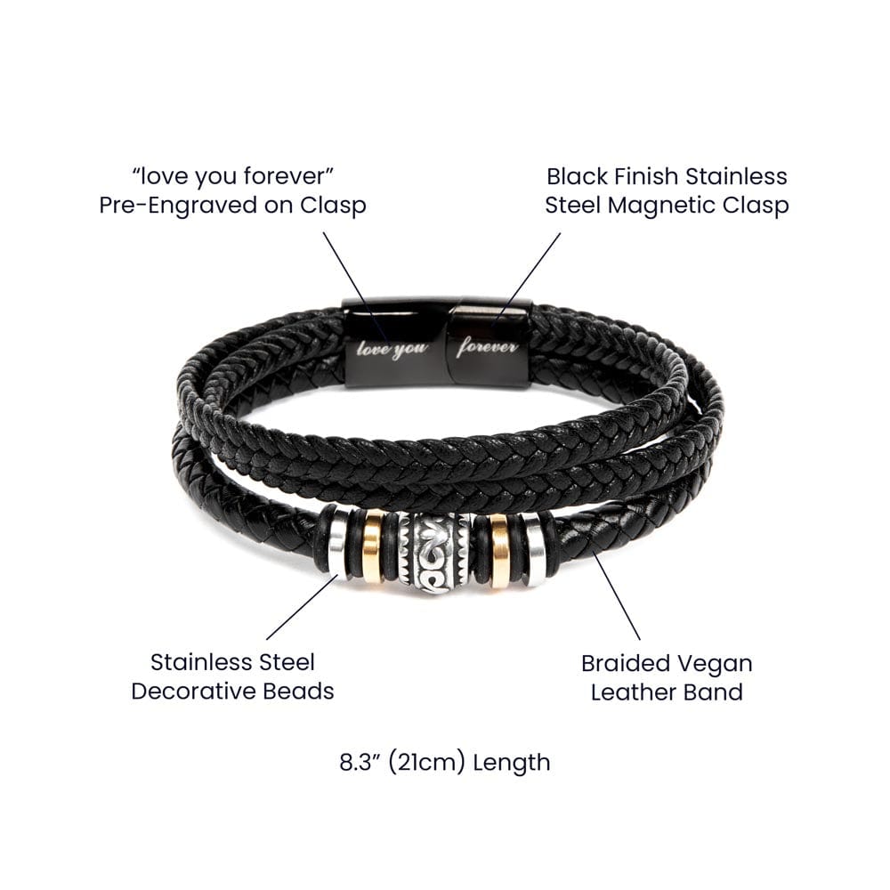 Key features of the forevr love you bracelet