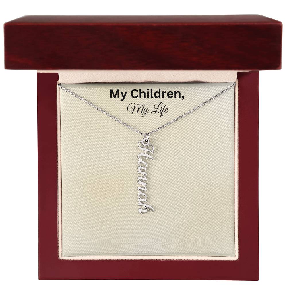 Mom - My Life - Name Necklace