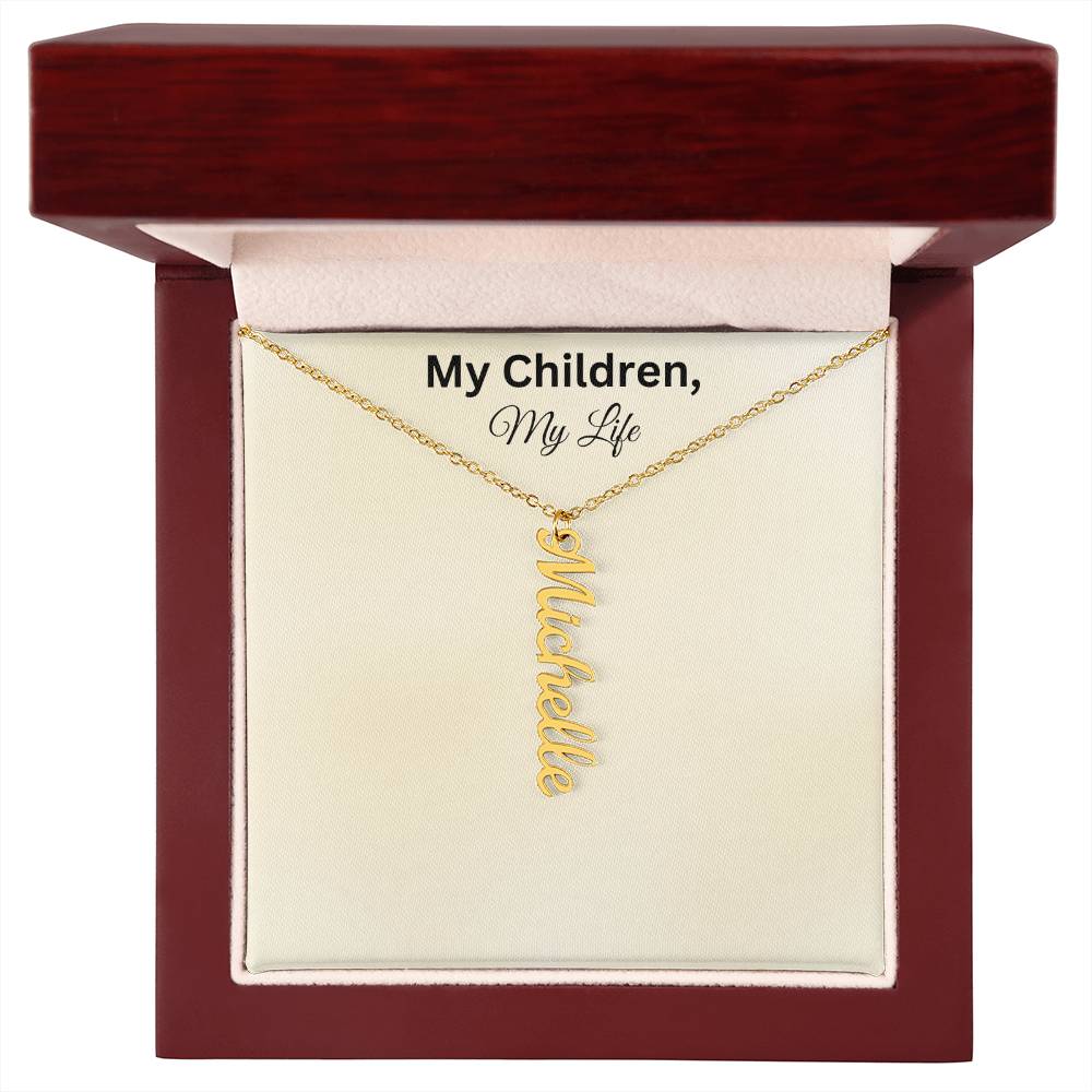 Mom - My Life - Name Necklace